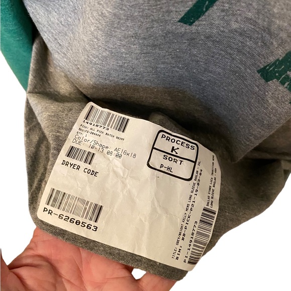 NWT Dallas Stars St. Patrick's Day ☘️ Raglan T-shirt - Picture 5 of 6